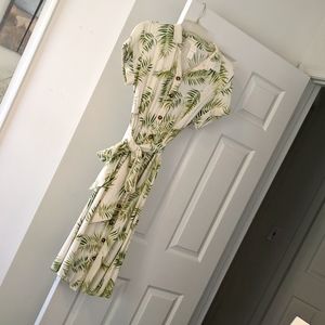 Tropical Maxi Day Dress, size 8